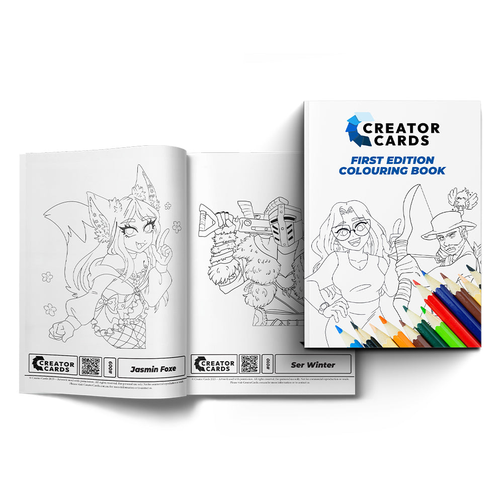 🎴 Collector’s Colouring Book